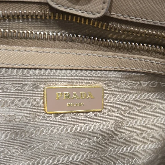 Prada Tan Leather Satchel - Picture 9 of 15